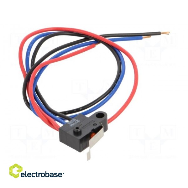 Microswitch SNAP ACTION | 1A/30VDC | SPDT | Rcont max: 100mΩ | Pos: 2 image 2