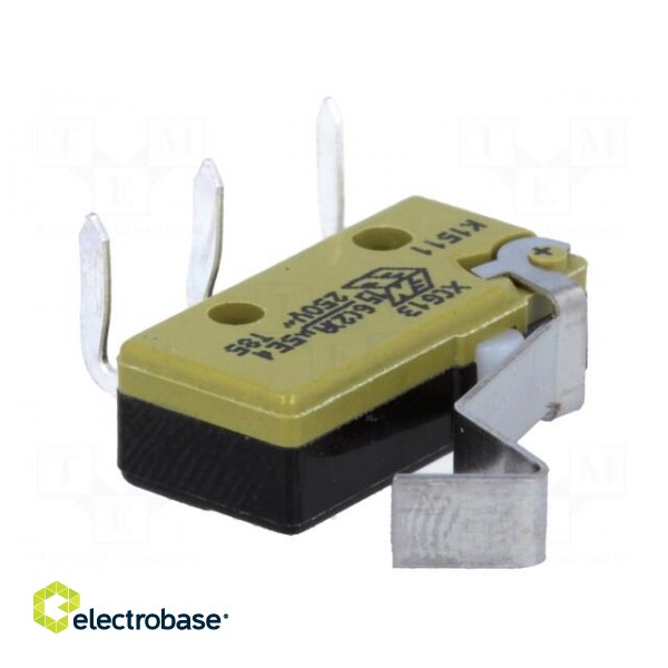 Microswitch SNAP ACTION | with lever with end bended out | SPDT image 1