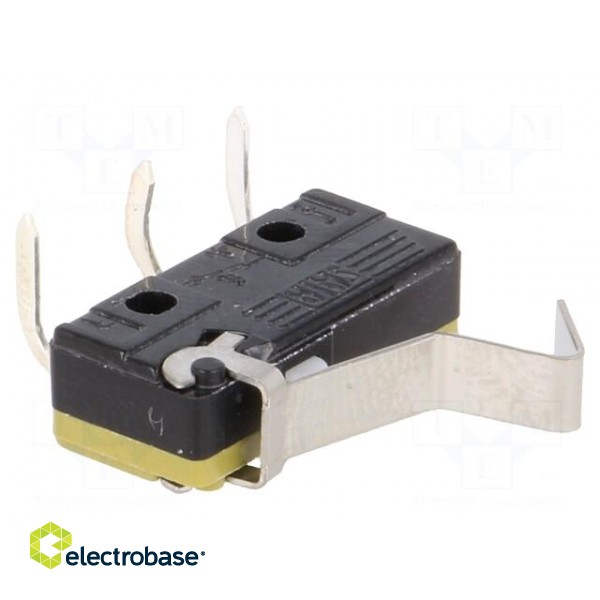 Microswitch SNAP ACTION | with lever with end bended out | SPDT image 1