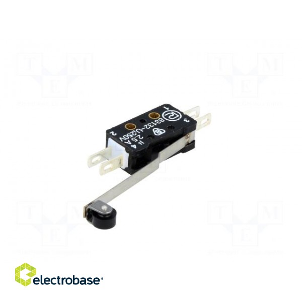 Microswitch SNAP ACTION | with lever (with roller) | 2.5A/250VAC image 4