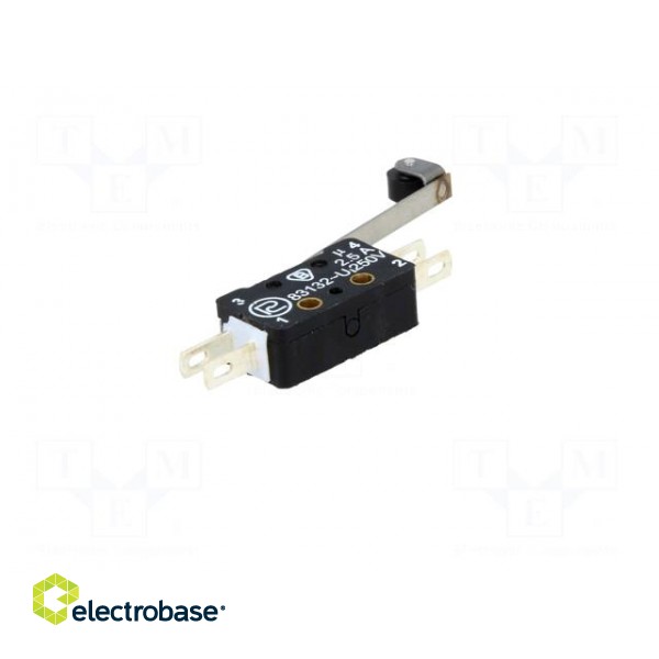 Microswitch SNAP ACTION | with lever (with roller) | 2.5A/250VAC image 6