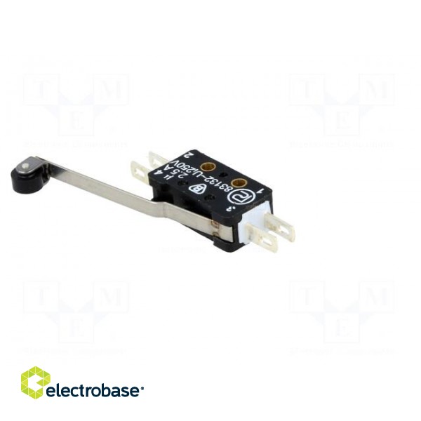 Microswitch SNAP ACTION | with lever (with roller) | 2.5A/250VAC image 8