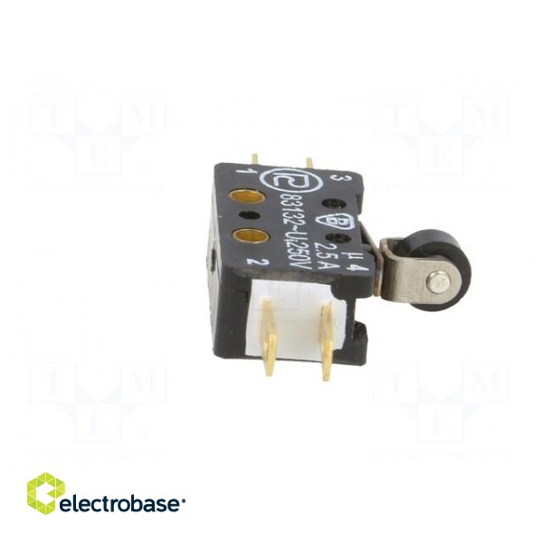 Microswitch SNAP ACTION | with lever (with roller) | 2.5A/250VAC image 9