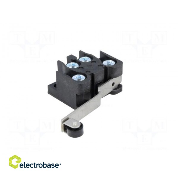 Microswitch SNAP ACTION | with lever (with roller) | 6A/400VAC image 2