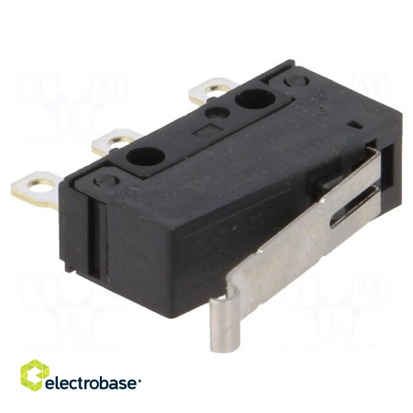 Microswitch SNAP ACTION | 3A/250VAC | SPDT | Rcont max: 30mΩ | Pos: 2 image 1