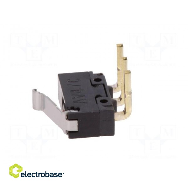 Microswitch SNAP ACTION | 0.1A/30VDC | SPDT | Rcont max: 200mΩ | IP40 image 5
