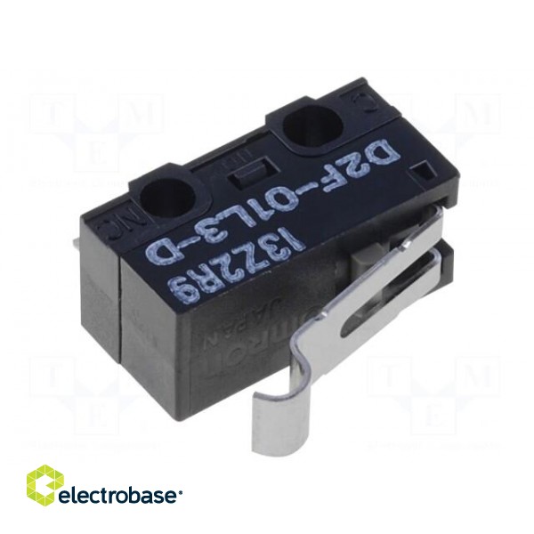 Microswitch SNAP ACTION | 3A/125VAC | 0.1A/30VDC | SPDT | ON-(ON)