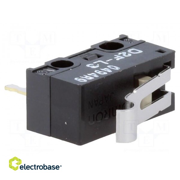 Microswitch SNAP ACTION | 3A/125VAC | 2A/30VDC | SPDT | ON-(ON) | IP40 image 1