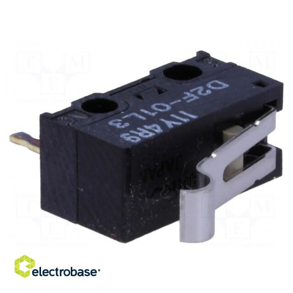 Microswitch SNAP ACTION | 3A/125VAC | 0.1A/30VDC | SPDT | ON-(ON) image 1