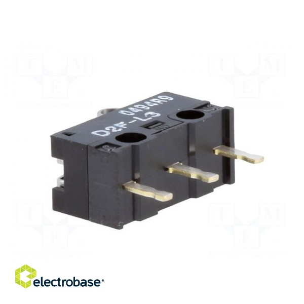 Microswitch SNAP ACTION | 3A/125VAC | 2A/30VDC | SPDT | ON-(ON) | IP40 image 6