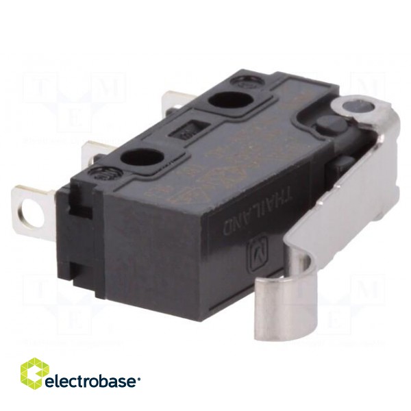 Microswitch SNAP ACTION | 5A/250VAC | 5A/30VDC | SPDT | ON-(ON) | IP40 image 1