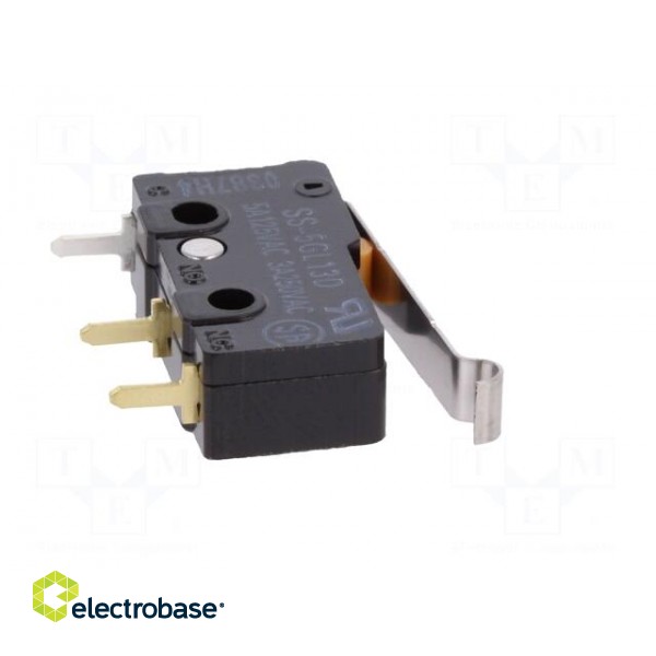 Microswitch SNAP ACTION | 5A/125VAC | SPDT | Rcont max: 30mΩ | Pos: 2 image 9