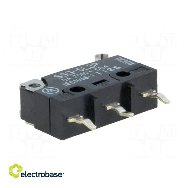 Microswitch SNAP ACTION | 3A/250VAC | 4A/30VDC | SPDT | ON-(ON) | IP40 image 6