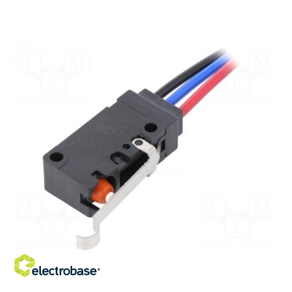 Microswitch SNAP ACTION | 0.1A/125VAC | SPDT | ON-(ON) | Pos: 2 | IP67