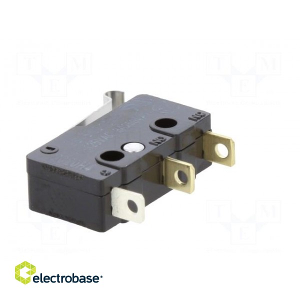 Microswitch SNAP ACTION | 5A/250VAC | SPDT | Rcont max: 30mΩ | Pos: 2 image 9