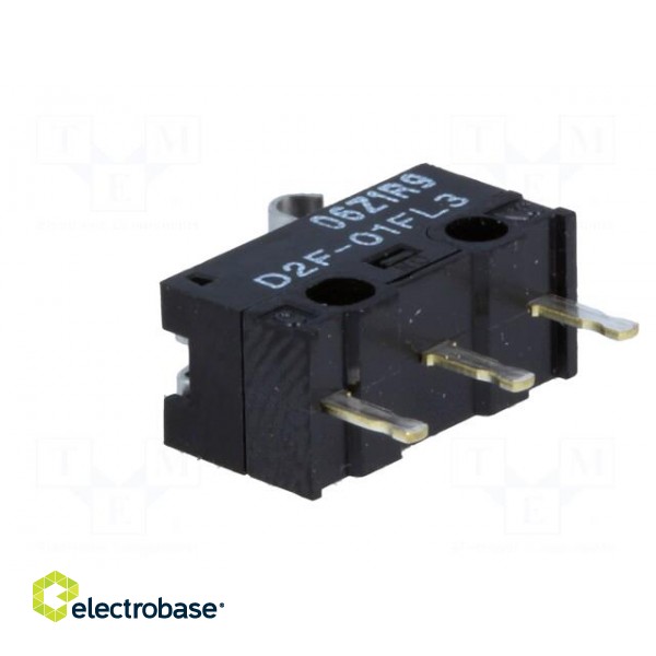 Microswitch SNAP ACTION | 1A/125VAC | 0.1A/30VDC | SPDT | ON-(ON) image 6