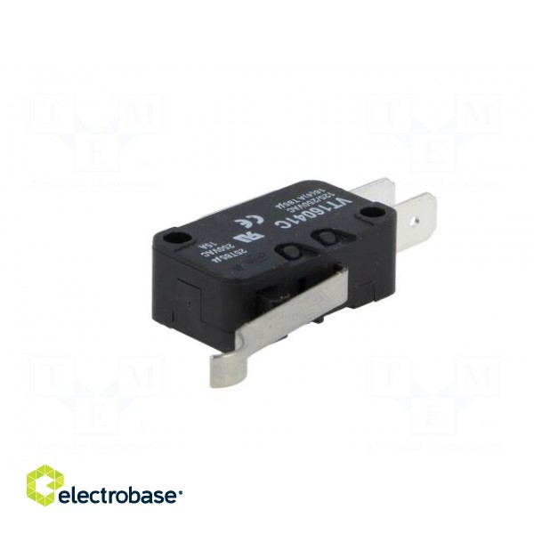 Microswitch SNAP ACTION | 14A/250VAC | SPDT | Rcont max: 15mΩ | Pos: 2 image 2