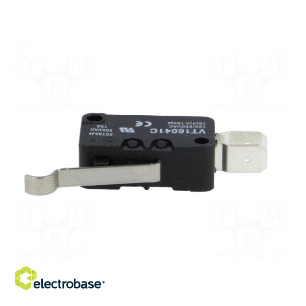 Microswitch SNAP ACTION | 14A/250VAC | SPDT | Rcont max: 15mΩ | Pos: 2 image 3