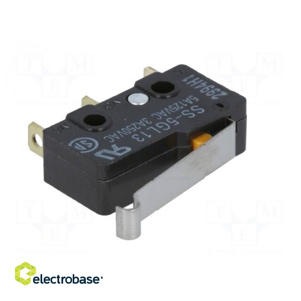 Microswitch SNAP ACTION | 5A/125VAC | SPDT | Rcont max: 30mΩ | Pos: 2 paveikslėlis 2