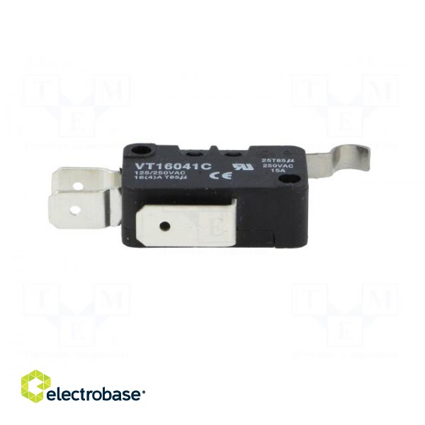 Microswitch SNAP ACTION | 14A/250VAC | SPDT | Rcont max: 15mΩ | Pos: 2 image 7