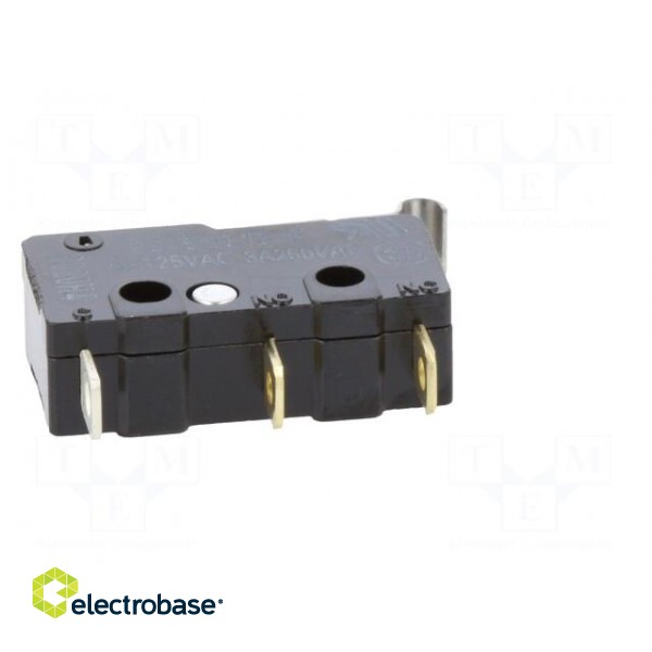 Microswitch SNAP ACTION | 5A/125VAC | SPDT | ON-(ON) | Pos: 2 | IP40 image 7