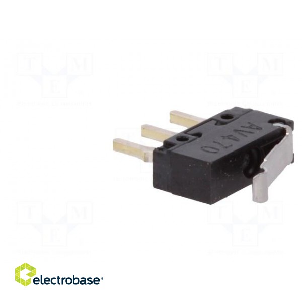 Microswitch SNAP ACTION | 0.1A/30VDC | SPDT | Rcont max: 200mΩ | IP40 image 3