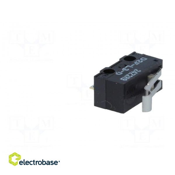 Microswitch SNAP ACTION | 3A/125VAC | 2A/30VDC | SPDT | ON-(ON) | IP40 image 2