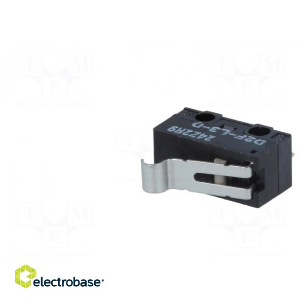 Microswitch SNAP ACTION | 3A/125VAC | 2A/30VDC | SPDT | ON-(ON) | IP40 paveikslėlis 4