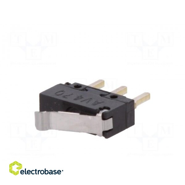 Microswitch SNAP ACTION | 0.1A/30VDC | SPDT | Rcont max: 200mΩ | IP40 image 4