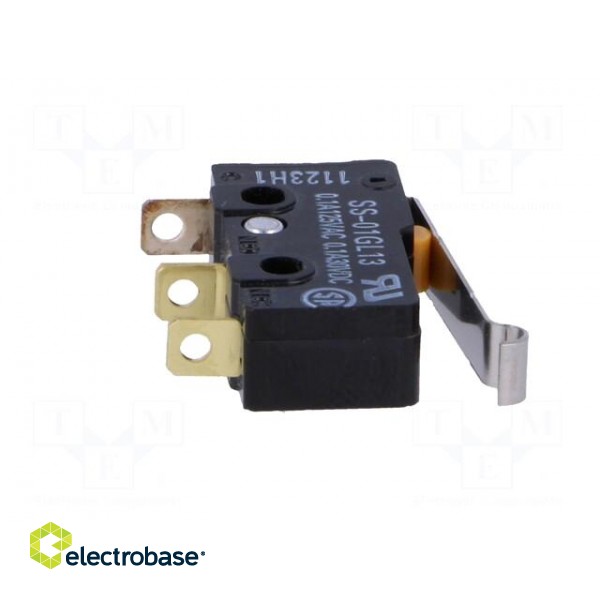 Microswitch SNAP ACTION | 0.1A/125VAC | 0.1A/30VDC | SPDT | ON-(ON) image 9