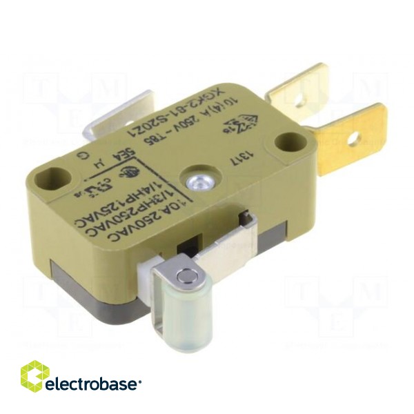 Microswitch SNAP ACTION | with lever (with roller) | SPDT | Pos: 2 image 9