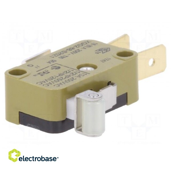 Microswitch SNAP ACTION | with lever (with roller) | SPDT | Pos: 2 image 1