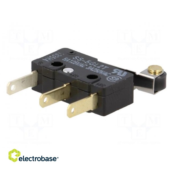 Microswitch SNAP ACTION | 5A/125VAC | with lever (with roller) image 8