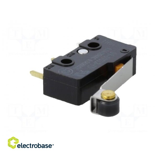 Microswitch SNAP ACTION | 0.1A/125VAC | with lever (with roller) image 2