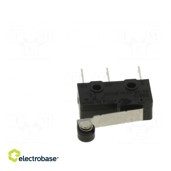 Microswitch SNAP ACTION | 3A/250VAC | with lever (with roller) image 3