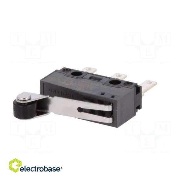 Microswitch SNAP ACTION | with lever (with roller) | SPDT | Pos: 2 paveikslėlis 4