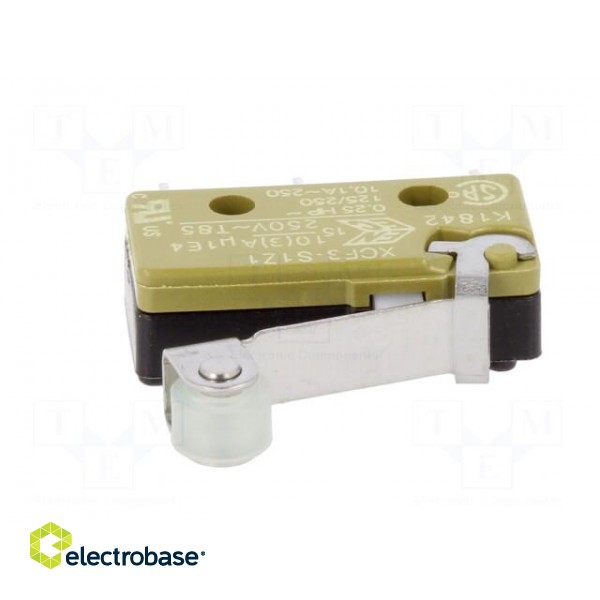 Microswitch SNAP ACTION | with lever (with roller) | SPDT | Pos: 2 image 1