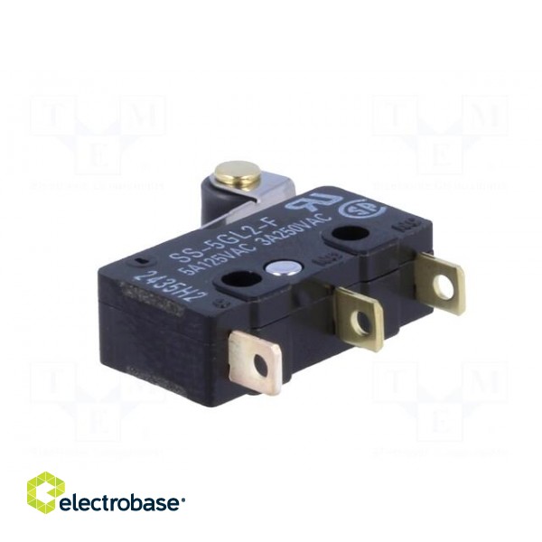 Microswitch SNAP ACTION | 5A/250VAC | with lever (with roller) image 6