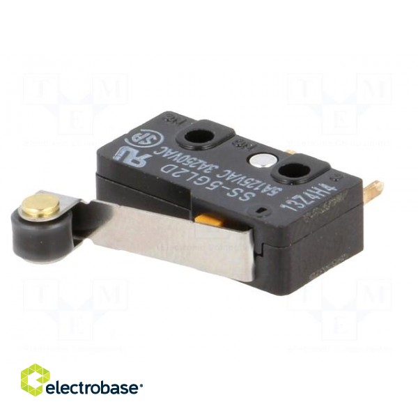 Microswitch SNAP ACTION | 5A/125VAC | with lever (with roller) image 4