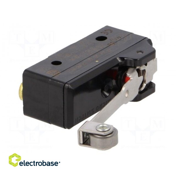 Microswitch SNAP ACTION | 20A/250VAC | with lever (with roller) image 1