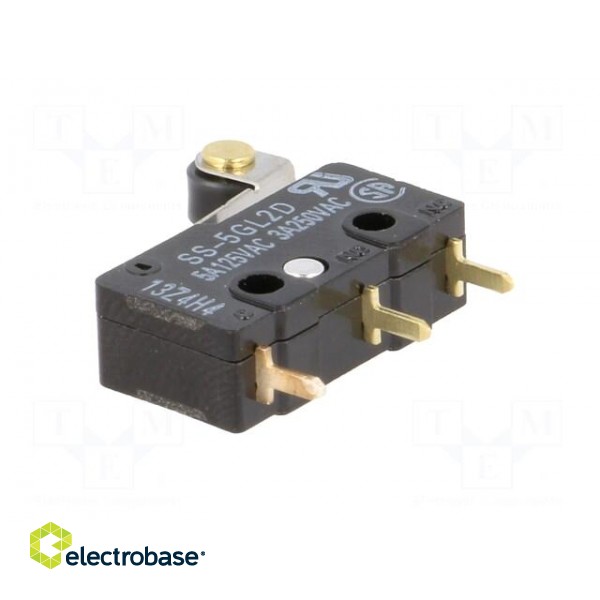 Microswitch SNAP ACTION | 5A/125VAC | with lever (with roller) image 6