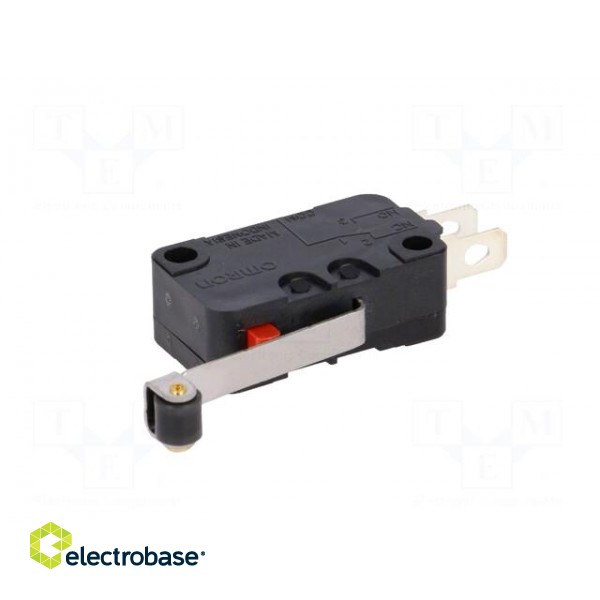 Microswitch SNAP ACTION | with lever (with roller) | SPDT | Pos: 2 paveikslėlis 2