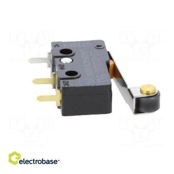 Microswitch SNAP ACTION | 0.1A/125VAC | with lever (with roller) фото 9