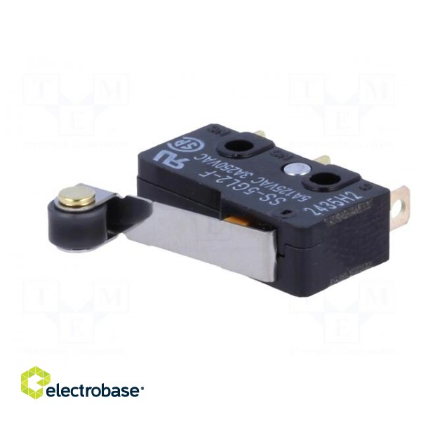 Microswitch SNAP ACTION | 5A/250VAC | with lever (with roller) image 4