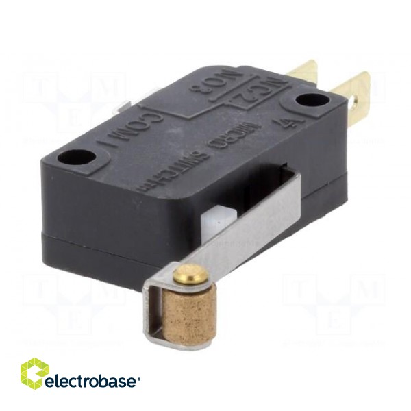 Microswitch SNAP ACTION | 11A/125VAC | with lever (with roller) image 4