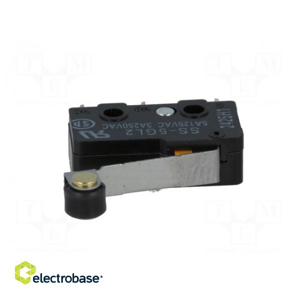 Microswitch SNAP ACTION | 5A/125VAC | with lever (with roller) image 3