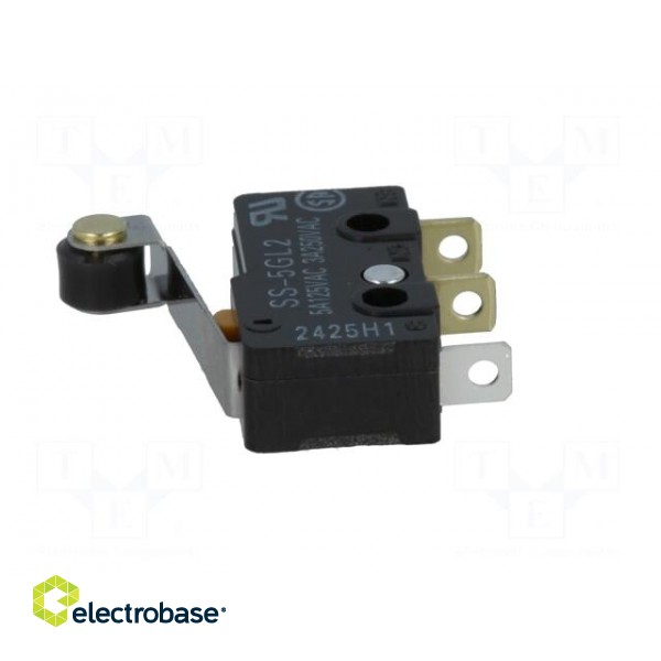 Microswitch SNAP ACTION | 5A/125VAC | with lever (with roller) image 5