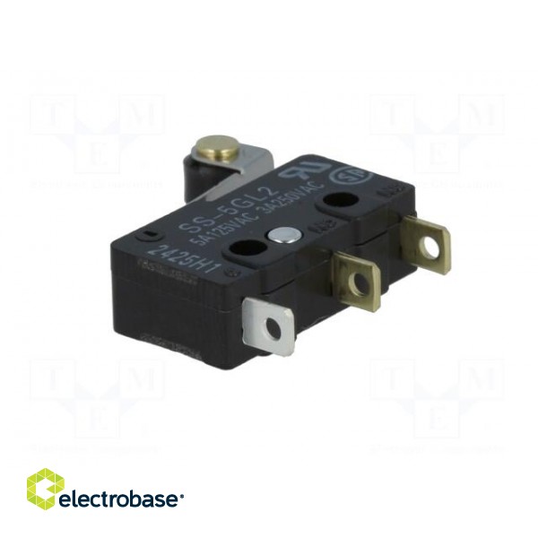 Microswitch SNAP ACTION | 5A/125VAC | with lever (with roller) image 6