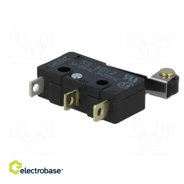 Microswitch SNAP ACTION | 5A/125VAC | with lever (with roller) image 8