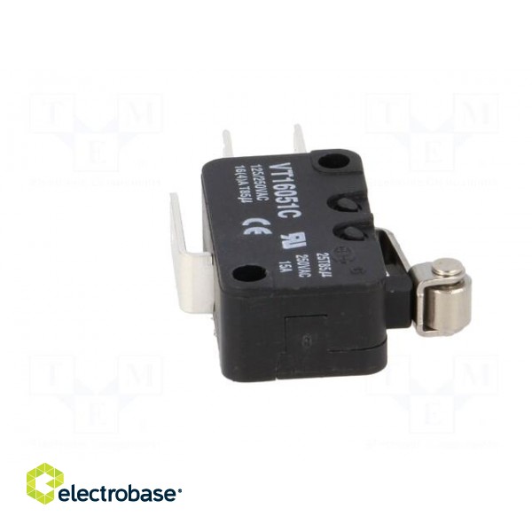 Microswitch SNAP ACTION | with lever (with roller) | SPDT | Pos: 2 image 9